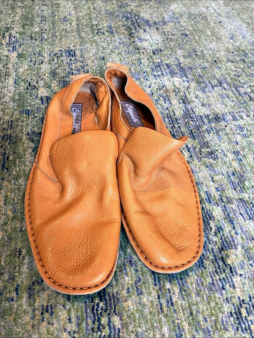 Camper Brown Slip-On Loafers